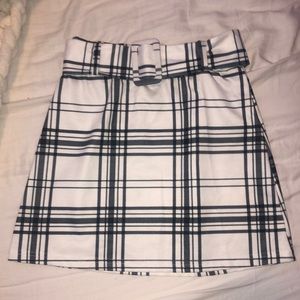 SHEIN plaid mini skirt womens xs